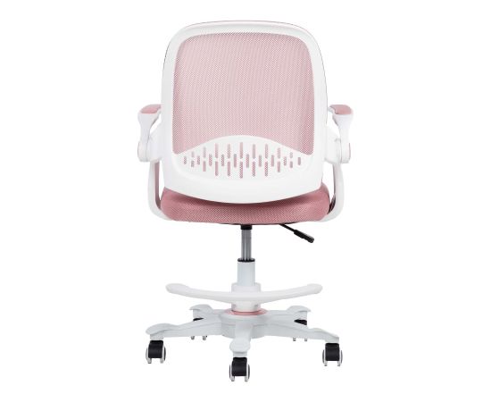 Bērnu rakstāmgalda krēsls EMMY ar kāju balstu, rozā Jaunumi -Dārzam