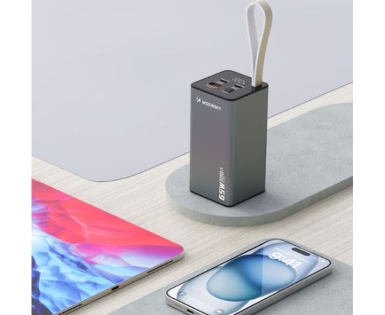Wozinsky   Powerbank Wozinsky K65+ 65W 30000mAh 2x USB-C, 1x USB-A 65W - black Power Banks