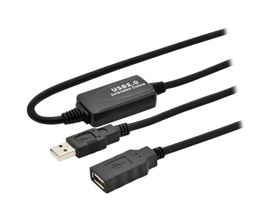 Digitus Active USB 2.0 Repeater/Extension Cable DA-73100-1 USB 2.0 USB A (Male) USB A (Female) Data USB kabeļi