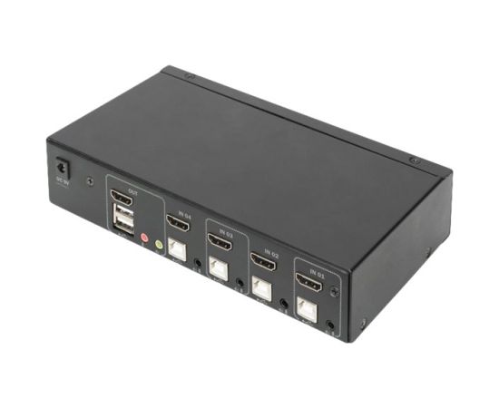 Digitus KVM Switch, 4 Port, Single Display, 4K, HDMI DS-12880 Коммутаторы (Switch)