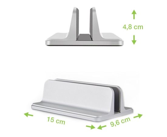 Techly Vertical Aluminum Notebook Stand Крепления для телевизоров
