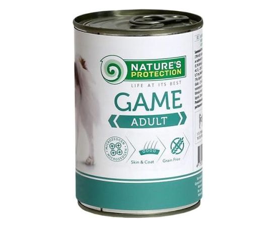NATURE'S PROTECTION Adult Game - wet dog food - 400 g Suņu barība