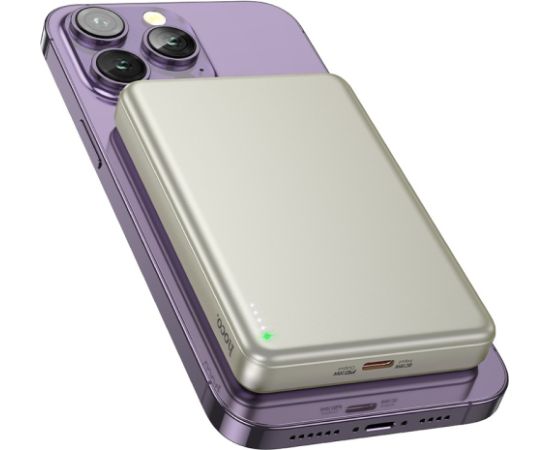 External battery Power Bank Hoco Q26A PD20W Magnetic 10000mAh gold Power Banks