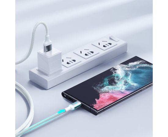 USB cable Joyroom S-UC027A10 USB to Type-C 3A 1.2m white Data USB kabeļi