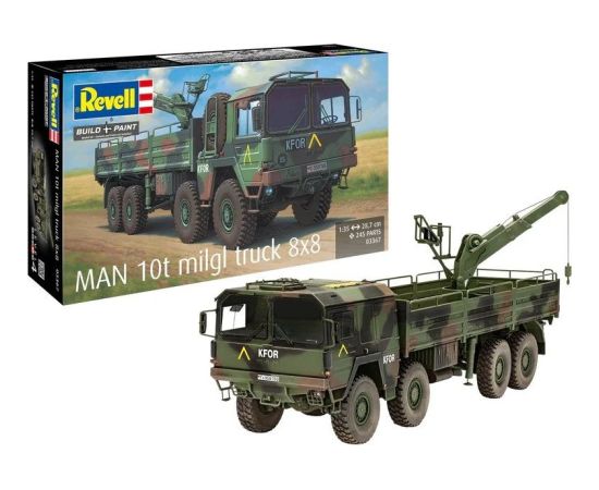 Revell Model plastikowy ciężarówka man 10t milgl 8x8 1/35 Фигурки и герои