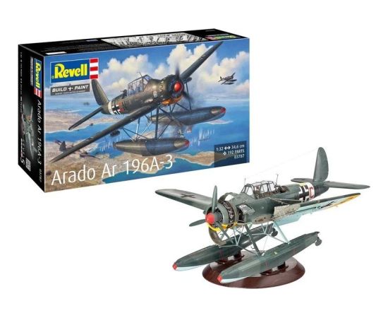 Revell Model plastikowy samolot arado ar 196a-3 seaplane 1/32 Фигурки и герои