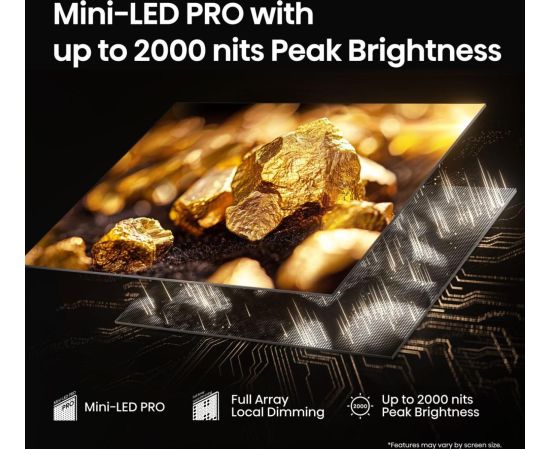 TV Set HISENSE 75U7Q PRO 75" 4K Ultra HD 16:9 ULED Телевизоры