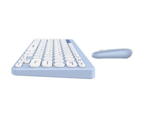 Havit KB279GCM wireless 2-in-1 gaming set keyboard + mouse (blue) Klaviatūras
