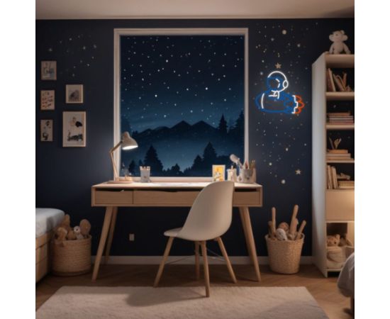 Manta SNL90MT Style Neon Lights ASTRONAUT ON RAKETA Декоративное освещение 
