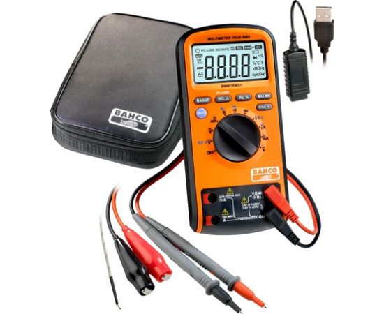 Bahco Digitālais multimetrs AC un DC līdz 1000, RMS Jaunumi -Dārzam