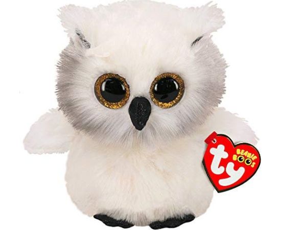 TY Ty Beanie Boos Austin, Owl 15cm - 36305 Mīkstās rotaļlietas
