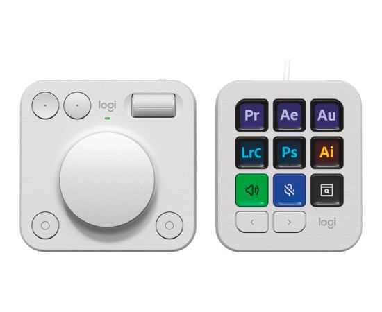 LOGITECH MX Creative Console - PALE GREY - 2.4G/BT/corded - EMEA28i-935 - EMEA+CN Клавиатуры