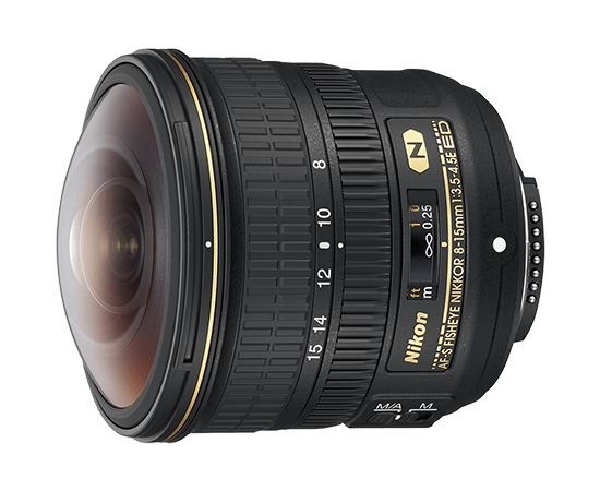 Nikon AF-S Fisheye Nikkor 8-15mm f/3.5-4.5E ED