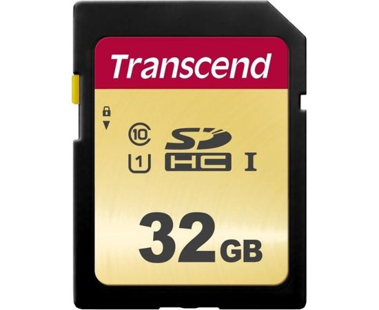 Memory card Transcend SDHC SDC500S 32GB CL10 UHS-I U1 Up to 95MB/S