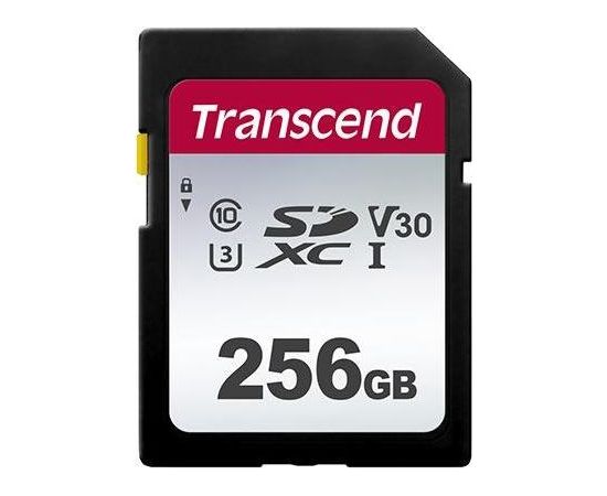 Memory card Transcend SDXC SDC300S 256GB CL10 UHS-I U3 Up to 95MB/S