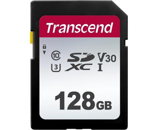 Memory card Transcend SDXC SDC300S 128GB CL10 UHS-I U3 Up to 95MB/S