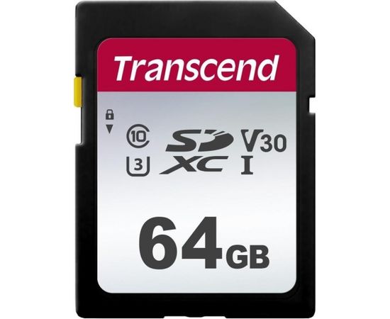 Memory card Transcend SDXC SDC300S 64GB CL10 UHS-I U3 Up to 95MB/S