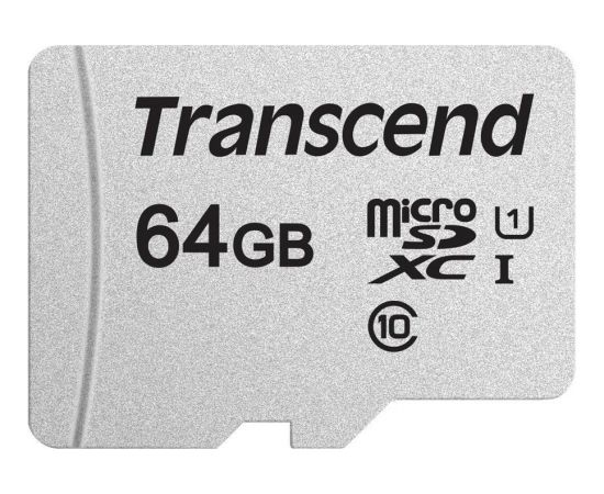 Memory card Transcend microSDXC USD300S 64GB CL10 UHS-I U1 Up to 95MB/S