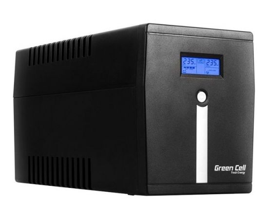 UPS Green Cell Zasilacz awaryjny UPS Green Cell Microsine z wyświetlaczem LCD 2000VA (UPS09)