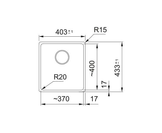 Franke Maris MRG 110-37 3 1/2" Iebūvējama Granīta Virtuves Izlietne Кухонные раковины