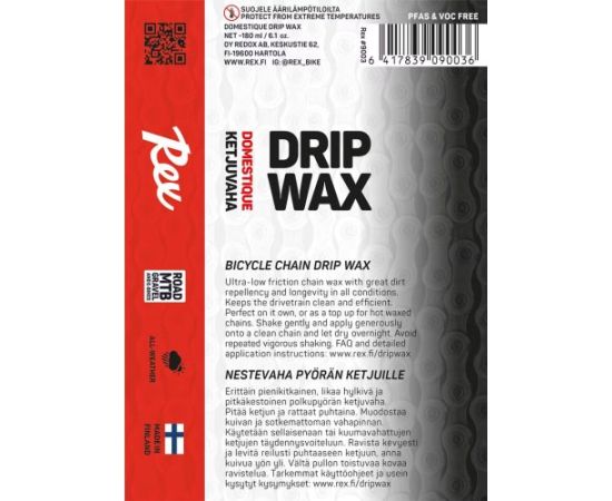 Rex Wax Domestique Drip Wax 180ml Другие аксессуары для велосипедов