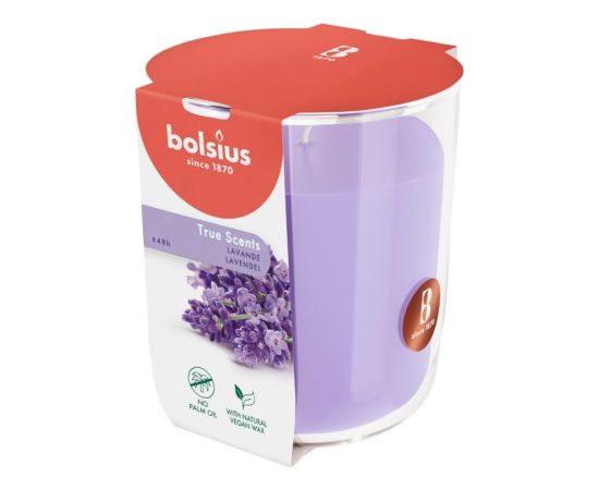 Bolsius Svece arom. stikla gl. True Scents Ø97x85mm lavender Sveces un svečturi