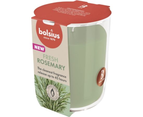 Bolsius Svece arom. stikla gl. True Scents Ø97x85mm rosemary Sveces un svečturi