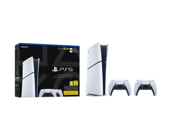 Sony Playstation 5 Slim Digital 825 GB Wi-Fi Black, White Игровые приставки
