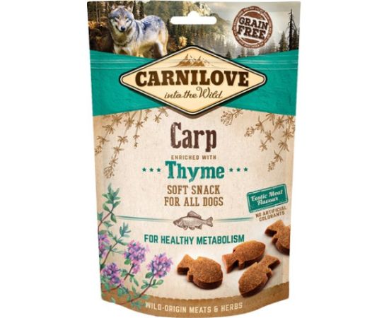 CARNILOVE Soft Carp+Thyme dog treat - 200 g Suņu barība