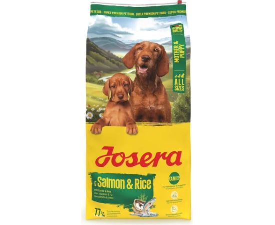 Josera Mother&Puppy Salmon & Rice 12,5kg Suņu barība