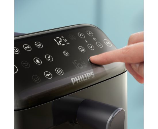 Philips 4000 series Dual Stack Airfryer Vertical Basket 10L Double Stand-alone 2750 W Hot air fryer Black Воздушные котлы (AirFryer)