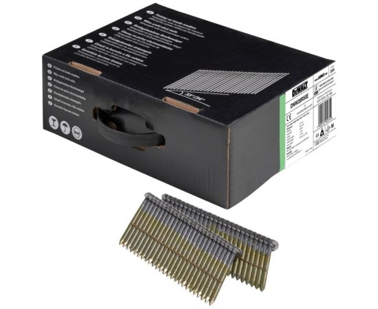Naglas DeWalt DNW28R50E; 33°; 50x2,8 mm; 2200 gab. Naglas