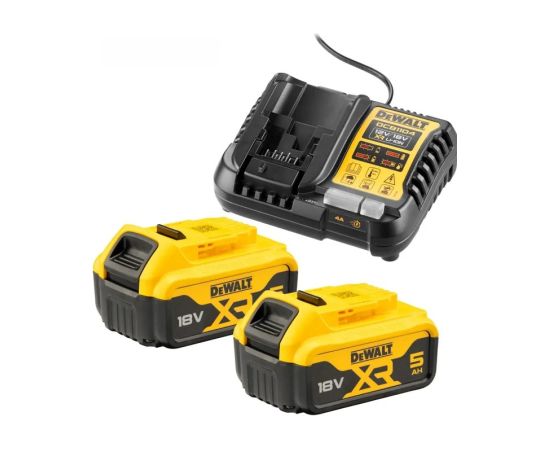 Piederumu komplekts DeWalt DCB184P2-XJ; 18 V; 2x5,0 Ah akum. Аккумуляторы