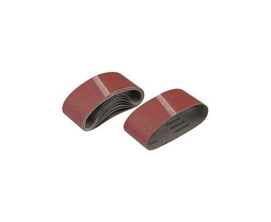 Smilšpapīra lenta lenšu slīpmašīnai DeWalt DT3668-QZ; 64x356 mm; K100; 10 gab. Smilšpapīri