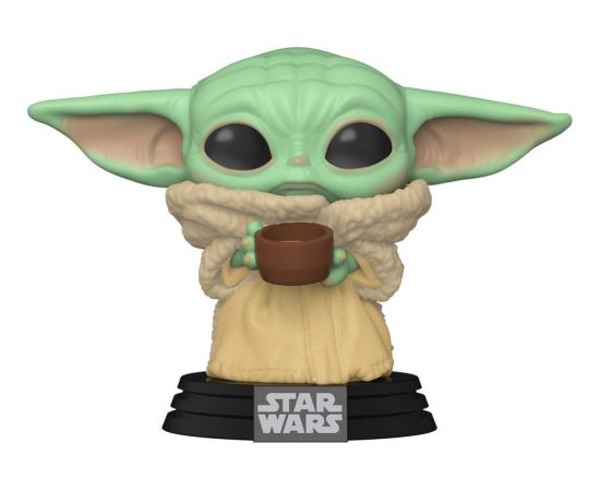 Funko Pop! Star Wars: Mandalorian - The Child With Cup #378 Bobble-Head Vinyl Figure Фигурки и герои