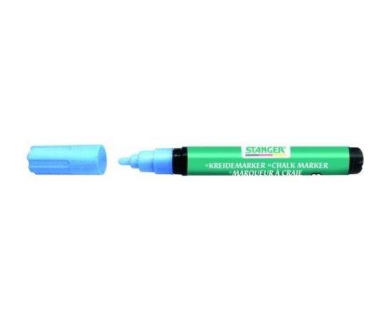 STANGER chalk MARKER, 3-5 mm, blue, 1 pcs. 620025-1 Jaunumi - Birojam