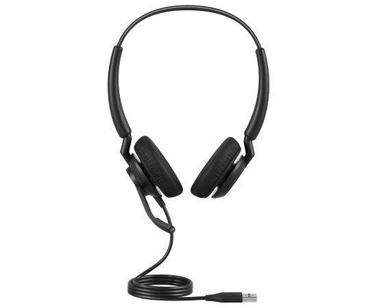 Jabra Engage 40 MS Stereo Inline Link Wired Headset, USB-C/USB-A, Black Jaunumi - Audio-Video