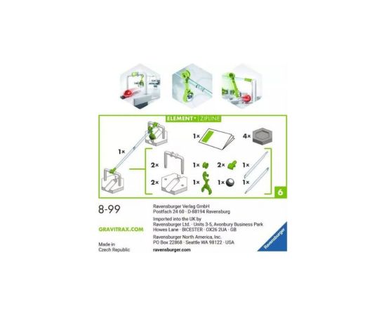 Ravensburger GraviTrax Element Zipline Jaunumi, Bērnu preces