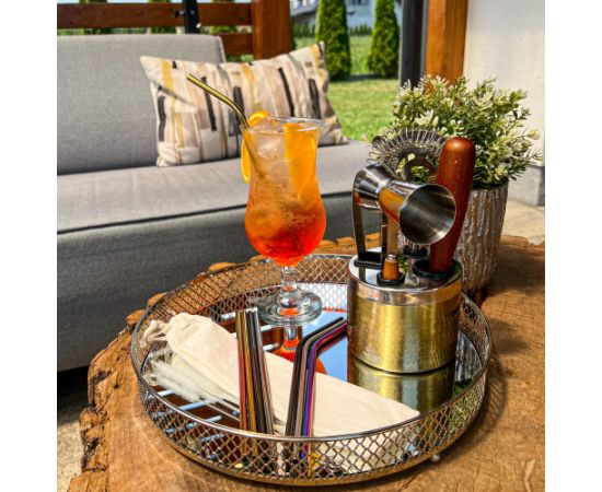 Metāla salmiņi Springos KI0031 10gab Citi virtuves piederumi