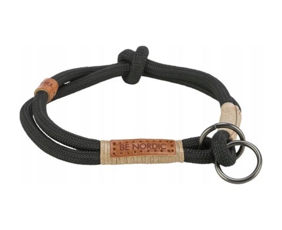 Trixie BE NORDIC, obroża zaciskowa, dla psa, czarna/piaskowa, linka, XS–S: 30 cm/o 6 mm Citas preces