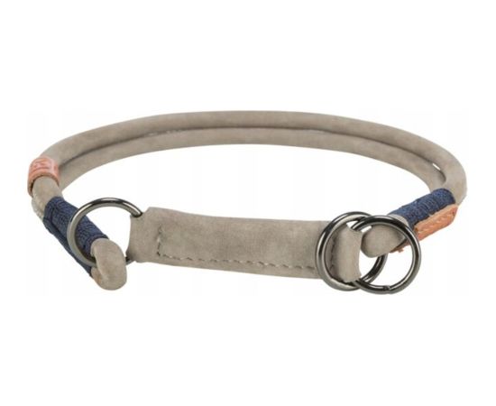 Trixie BE NORDIC, obroża zaciskowa, dla psa, szara, skórzana, XS–S: 30 cm/o 5 mm Citas preces