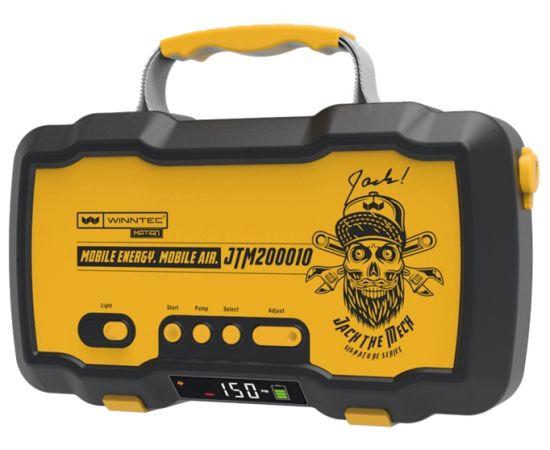 WINNTEC Kompresors / Boosteris 1000A (maksimālā strāva 2000A), 12V, līdz 10 Bar Зарядные устройства и стартеры