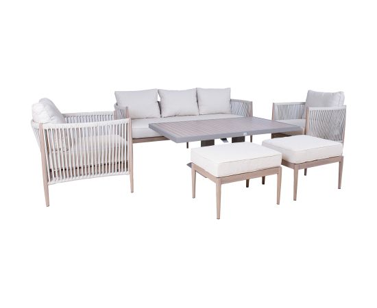 Garden furniture set MEDINA 6-parts, beige Новинки Для дома и сада 