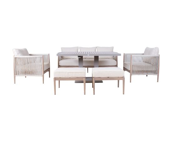 Garden furniture set MEDINA 6-parts, beige Новинки Для дома и сада 