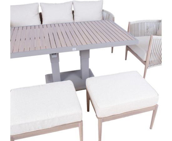 Garden furniture set MEDINA 6-parts, beige Новинки Для дома и сада 