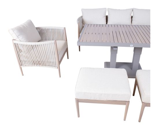 Garden furniture set MEDINA 6-parts, beige Новинки Для дома и сада 
