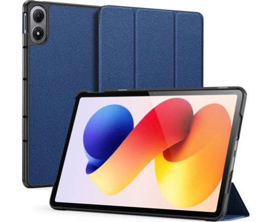 Dux Ducis Xiaomi  Redmi Pad 2 Pro Domo Series Tri-fold Stand PU Leather Tablet Cover Blue Сумки, чехлы для планшетников
