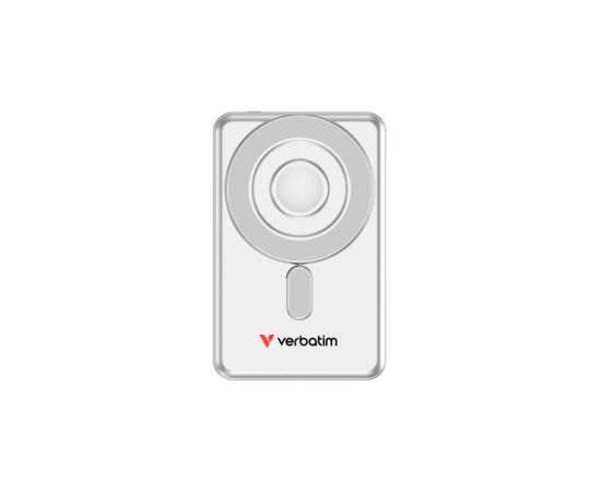 Enerģijas krātuve Verbatim Charge n Go 5000mAh Magnetic Wireless Charging Silver - 2 cables Power-банки