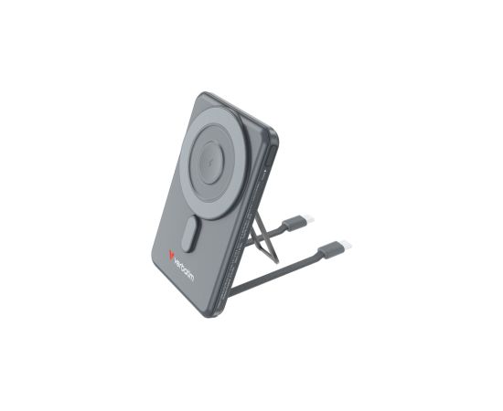 Enerģijas krātuve Verbatim Charge n Go 5000mAh Magnetic Wireless Charging Grey - 2 cables Power-банки