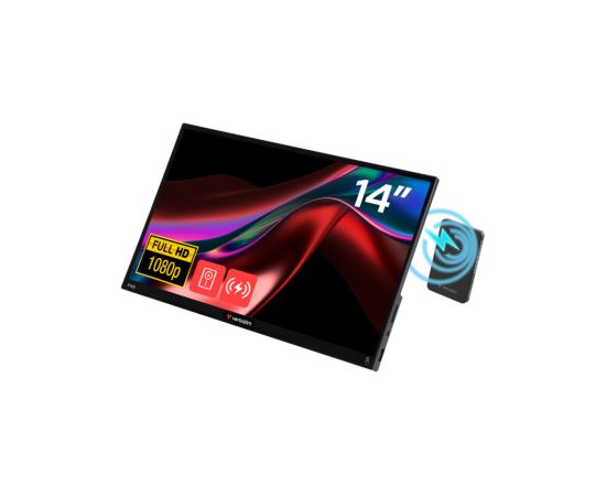 Monitors Verbatim 14" Portable Touchscreen Monitor Light Series 1080P 5000mAh LED / LCD мониторы
